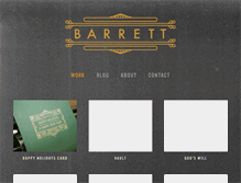 Tablet Screenshot of drewbarrettdesign.com